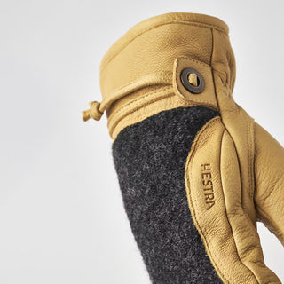 Hestra Daniel Gloves Charcoal/Tan - Parasol Store