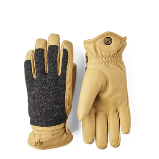 Hestra Daniel Gloves Charcoal/Tan - Parasol Store