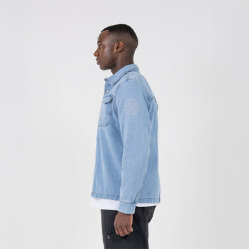 ST95 Misa Denim Shirt Washed Blue - Parasol Store