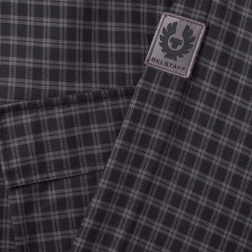 Belstaff Scale Shirt Black / Tornado Grey - Parasol Store