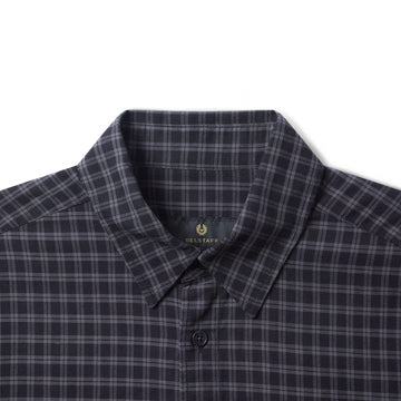Belstaff Scale Shirt Black / Tornado Grey - Parasol Store