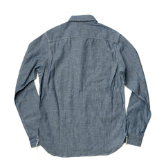 Big John MS003R 5oz Selvedge Chambray L/S Shirt Indigo