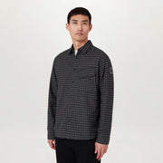 Belstaff Scale Shirt Black / Tornado Grey - Parasol Store