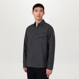 Belstaff Scale Shirt Black / Tornado Grey - Parasol Store