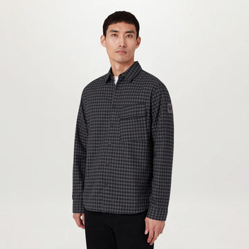 Belstaff Scale Shirt Black / Tornado Grey - Parasol Store