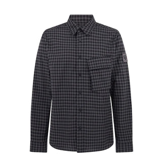 Belstaff Scale Shirt Black / Tornado Grey - Parasol Store