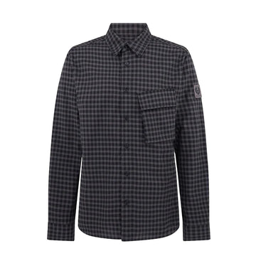 Belstaff Scale Shirt Black / Tornado Grey - Parasol Store