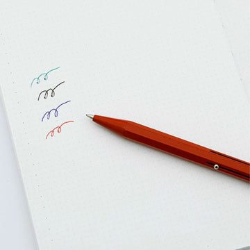 Hightide 4-Colour Ballpoint Pen Red - Parasol Store