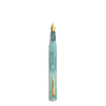 Hightide Attache Marbled Fountain Pen Mint - Parasol Store