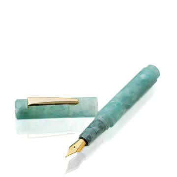 Hightide Attache Marbled Fountain Pen Mint - Parasol Store