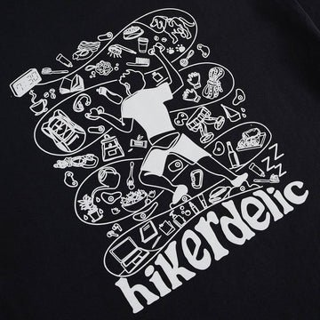 Hikerdelic 24 Hour SS T-shirt Black - Parasol Store