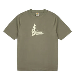 Hikerdelic Camp Logo T-Shirt Khaki