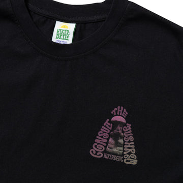 Hikerdelic Consult The Mushroom SS T-Shirt Black - Parasol Store
