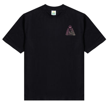 Hikerdelic Consult The Mushroom SS T-Shirt Black - Parasol Store