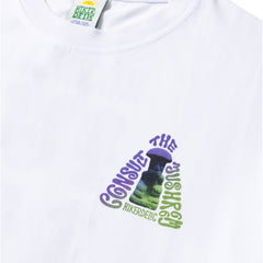 Hikerdelic Consult The Mushroom SS T-Shirt White - Parasol Store