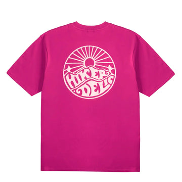 Hikerdelic Core Logo SS T-Shirt Cerise