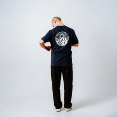Hikerdelic Core Logo SS T-Shirt White / Navy