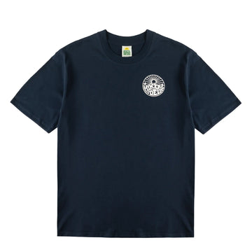 Hikerdelic Core Logo SS T-Shirt White / Navy