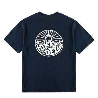 Hikerdelic Core Logo T-Shirt Navy - Parasol Store