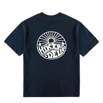 Hikerdelic Core Logo T-Shirt Navy - Parasol Store