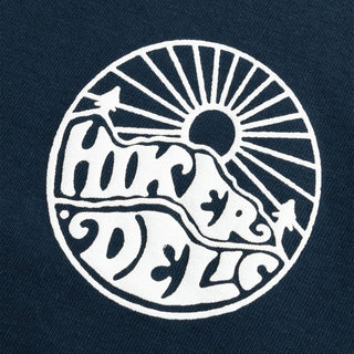 Hikerdelic Core Logo T-Shirt Navy - Parasol Store