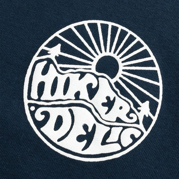 Hikerdelic Core Logo T-Shirt Navy - Parasol Store