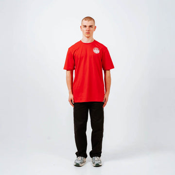 Hikerdelic Core Logo T-Shirt Red - Parasol Store