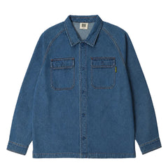 Hikerdelic Denim Worker Shirt Blue