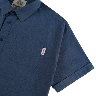 Hikerdelic Downtime Chambray Shirt Indigo Blue - Parasol Store