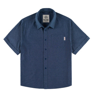 Hikerdelic Downtime Chambray Shirt Indigo Blue - Parasol Store