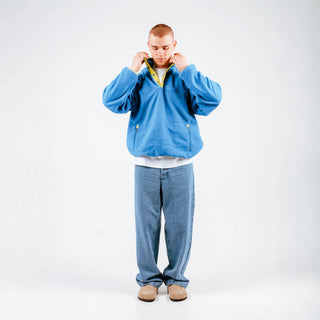 Hikerdelic Drifter Fleece Blue/Lime - Parasol Store