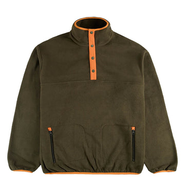 Hikerdelic Drifter Fleece Olive / Orange - Parasol Store
