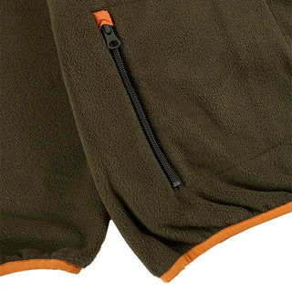 Hikerdelic Drifter Fleece Olive / Orange - Parasol Store