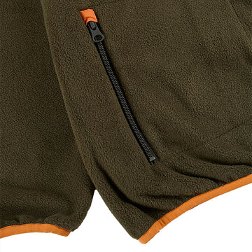 Hikerdelic Drifter Fleece Olive / Orange - Parasol Store