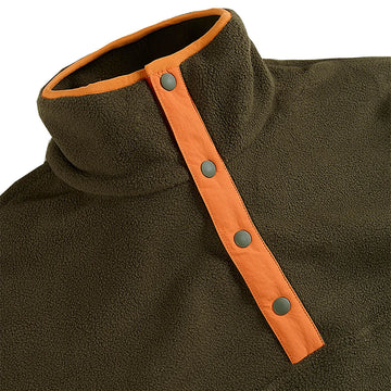 Hikerdelic Drifter Fleece Olive / Orange - Parasol Store