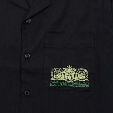 Hikerdelic Imbolc Short Sleeve Shirt Black - Parasol Store