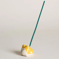 Hikerdelic Kaeru Ceramic Incense Holder Yellow - Parasol Store