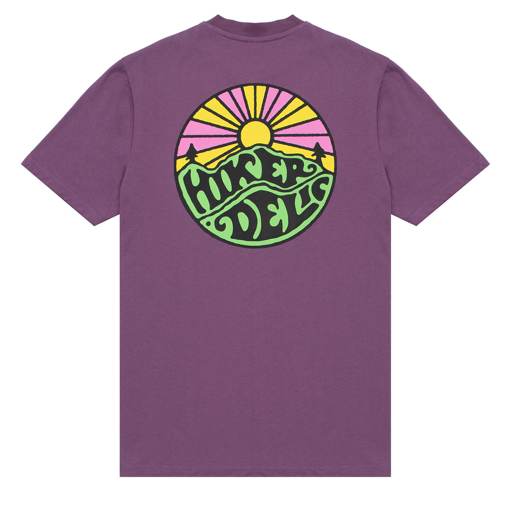 Hikerdelic Original Logo SS T-Shirt Thistle - Parasol Store