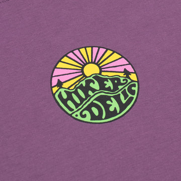 Hikerdelic Original Logo SS T-Shirt Thistle - Parasol Store