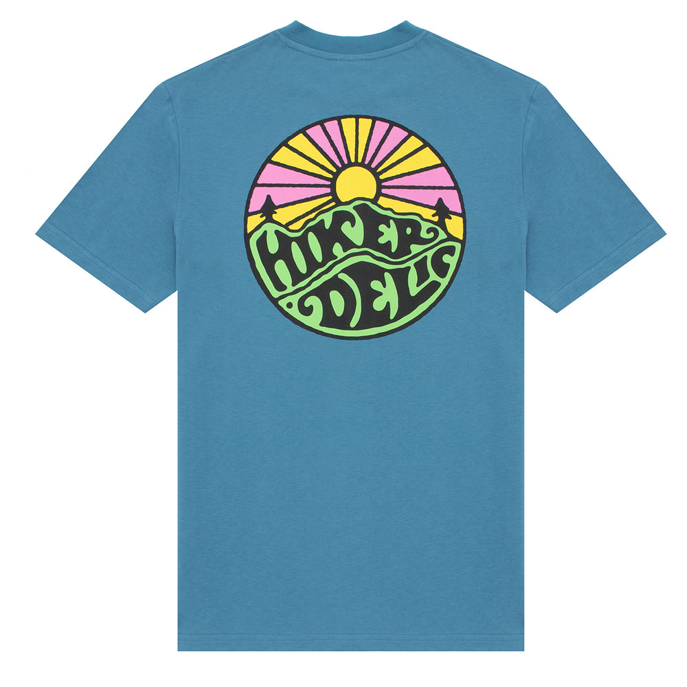 Hikerdelic Original Logo SS T-Shirt Hibiscus - Parasol Store