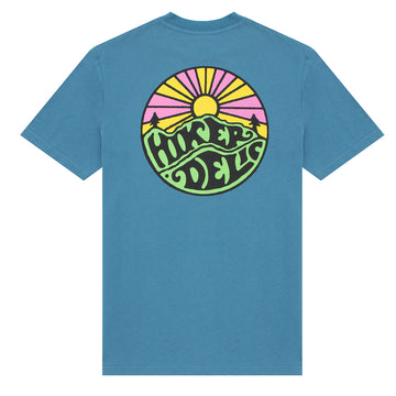 Hikerdelic Original Logo SS T-Shirt Hibiscus - Parasol Store