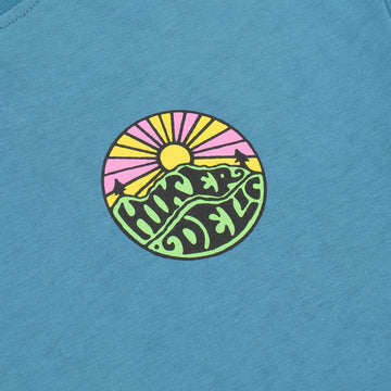 Hikerdelic Original Logo SS T-Shirt Hibiscus - Parasol Store