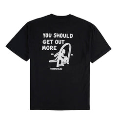 Hikerdelic Out More SS T-shirt Black - Parasol Store