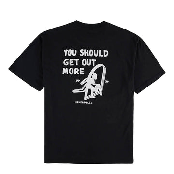 Hikerdelic Out More SS T-shirt Black - Parasol Store