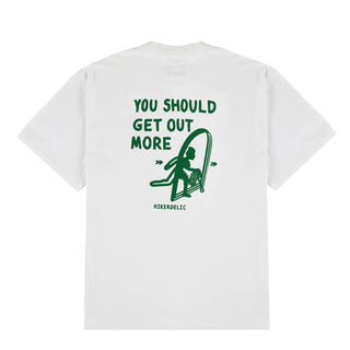 Hikerdelic Out More SS T-shirt White - Parasol Store