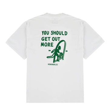 Hikerdelic Out More SS T-shirt White - Parasol Store