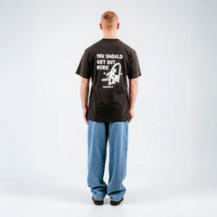 Hikerdelic Out More SS T-shirt Black - Parasol Store