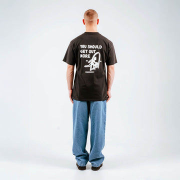 Hikerdelic Out More SS T-shirt Black - Parasol Store