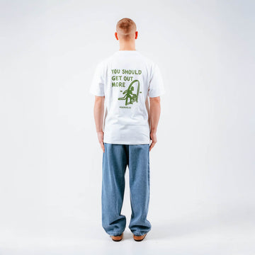 Hikerdelic Out More SS T-shirt White - Parasol Store