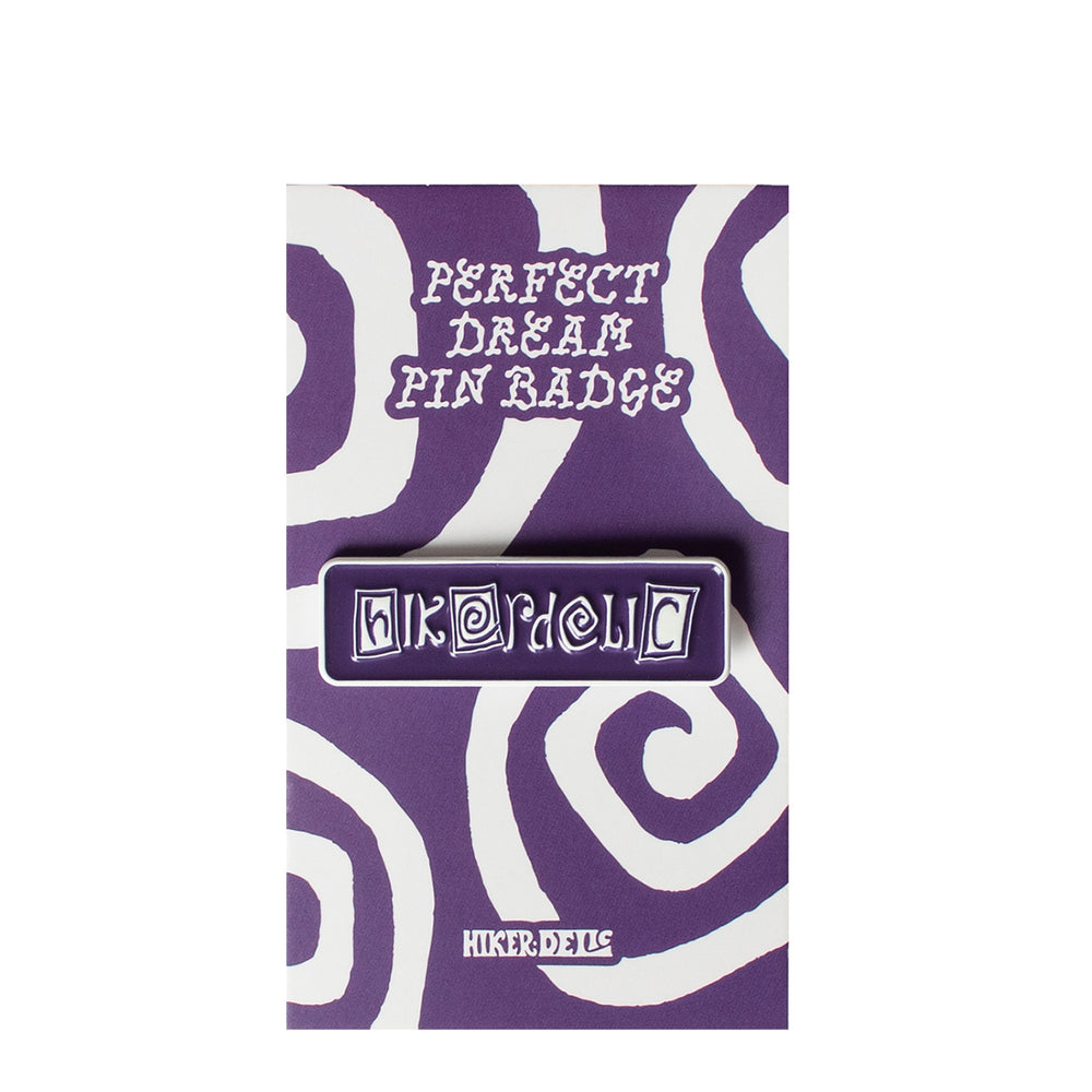 Hikerdelic Perfect Dream Pin Badge Purple - Parasol Store